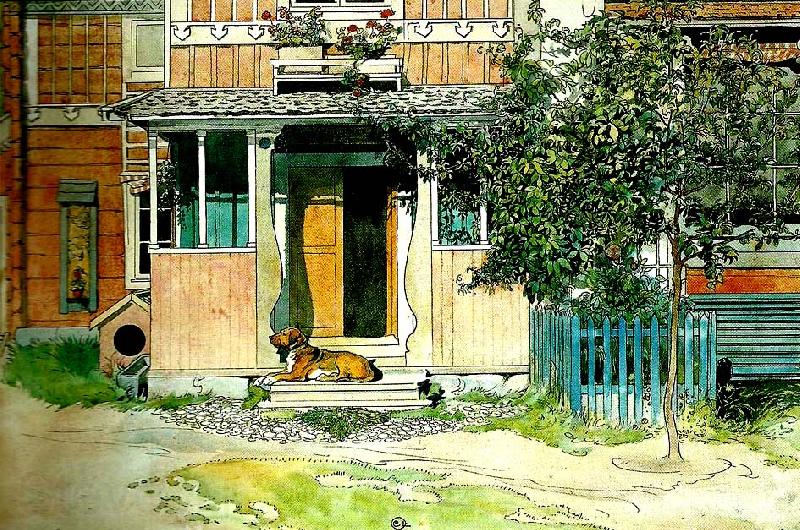 Carl Larsson verandan Germany oil painting art